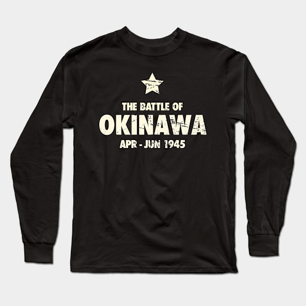 Battle Of Okinawa - World War 2 / WWII Long Sleeve T-Shirt by Wizardmode